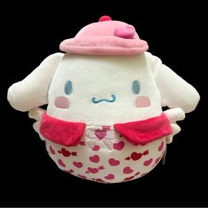 Squishmallows Cinnamoroll Red and White Heart Plush Toy